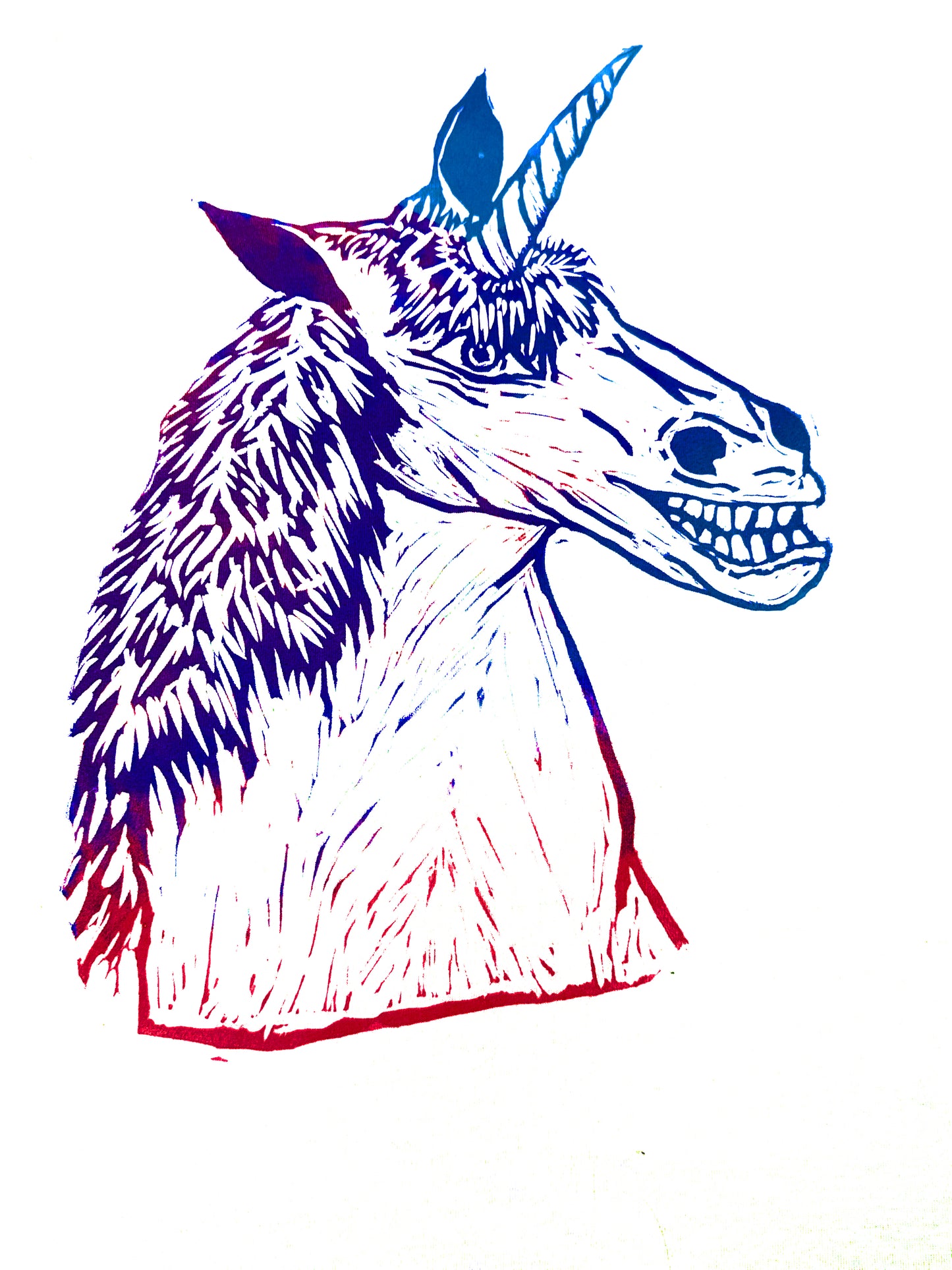 The Smirking Rainbow Unicorn